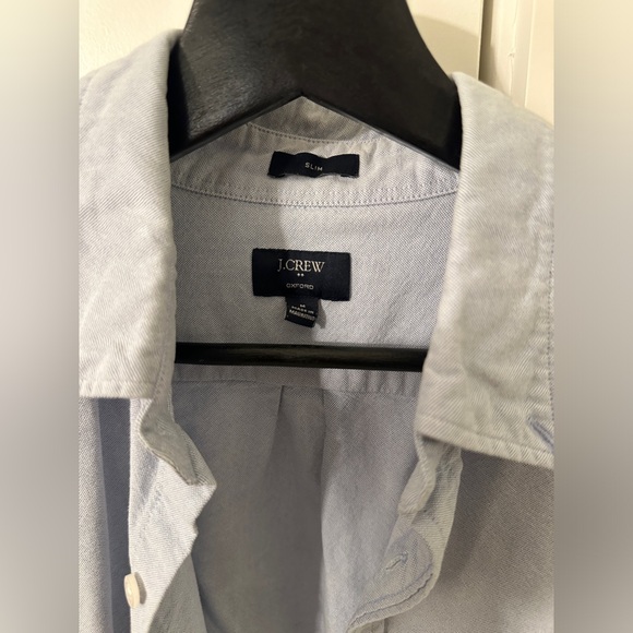 J Crew Men’s medium light blue oxford button down shirt - Picture 3 of 3